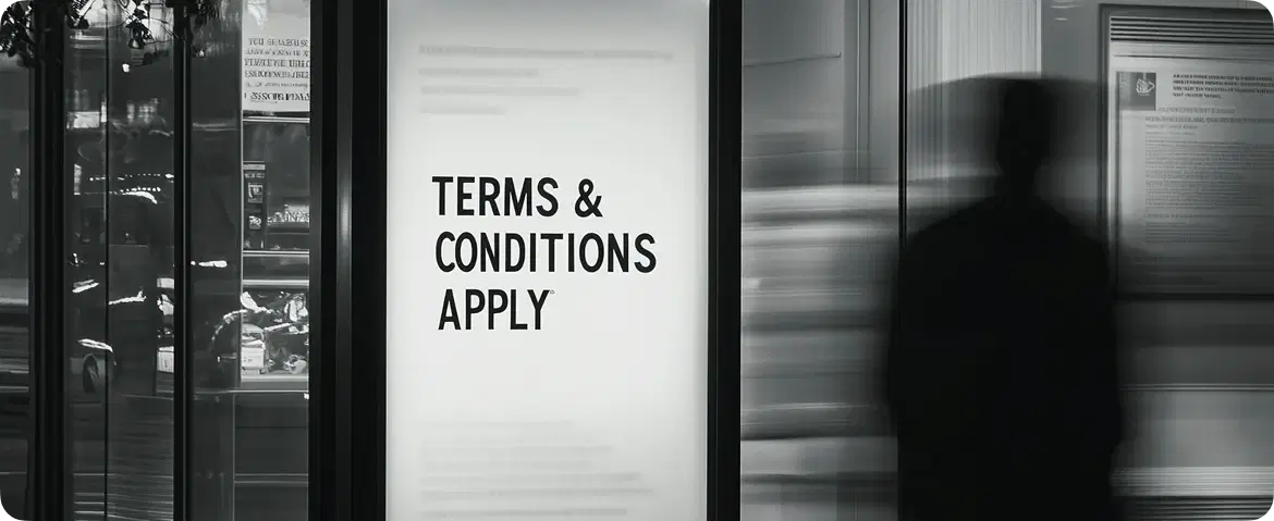 Terms & Conditions banner